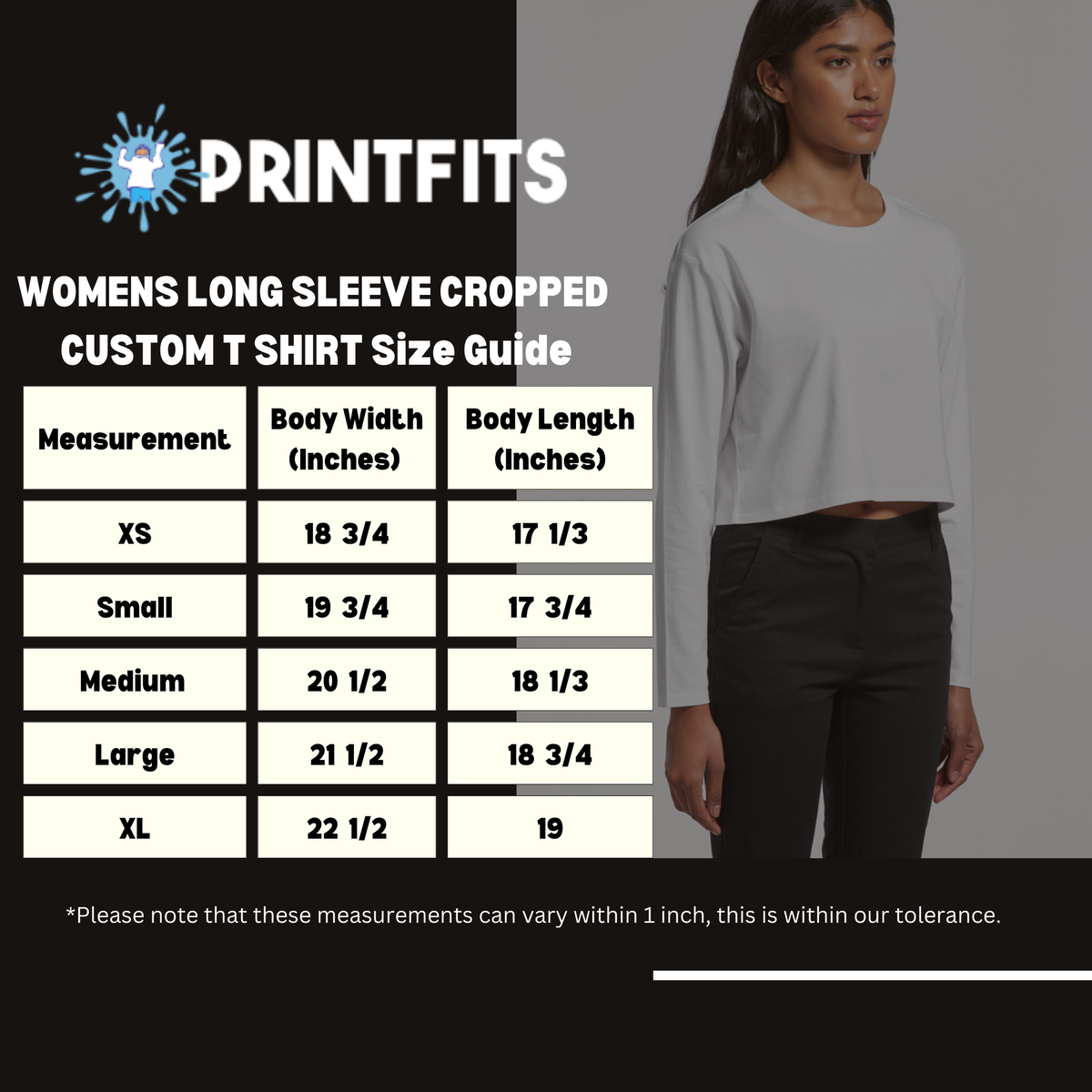 Long Sleeve Crop T-Shirt