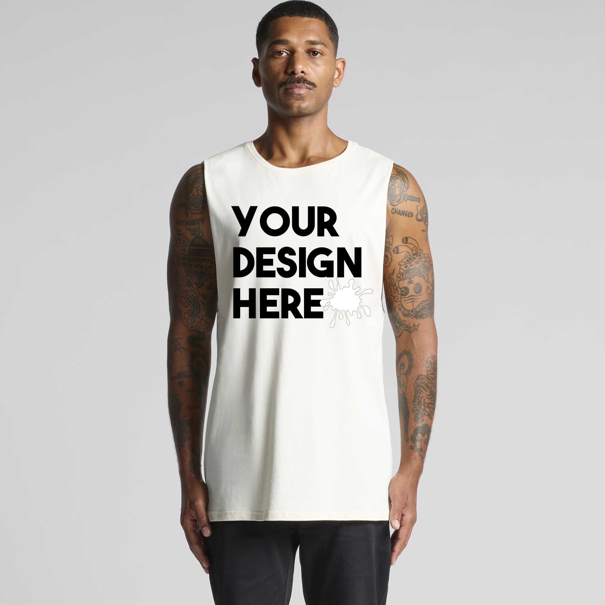 MENS CUSTOM MUSCLE TANK TOP