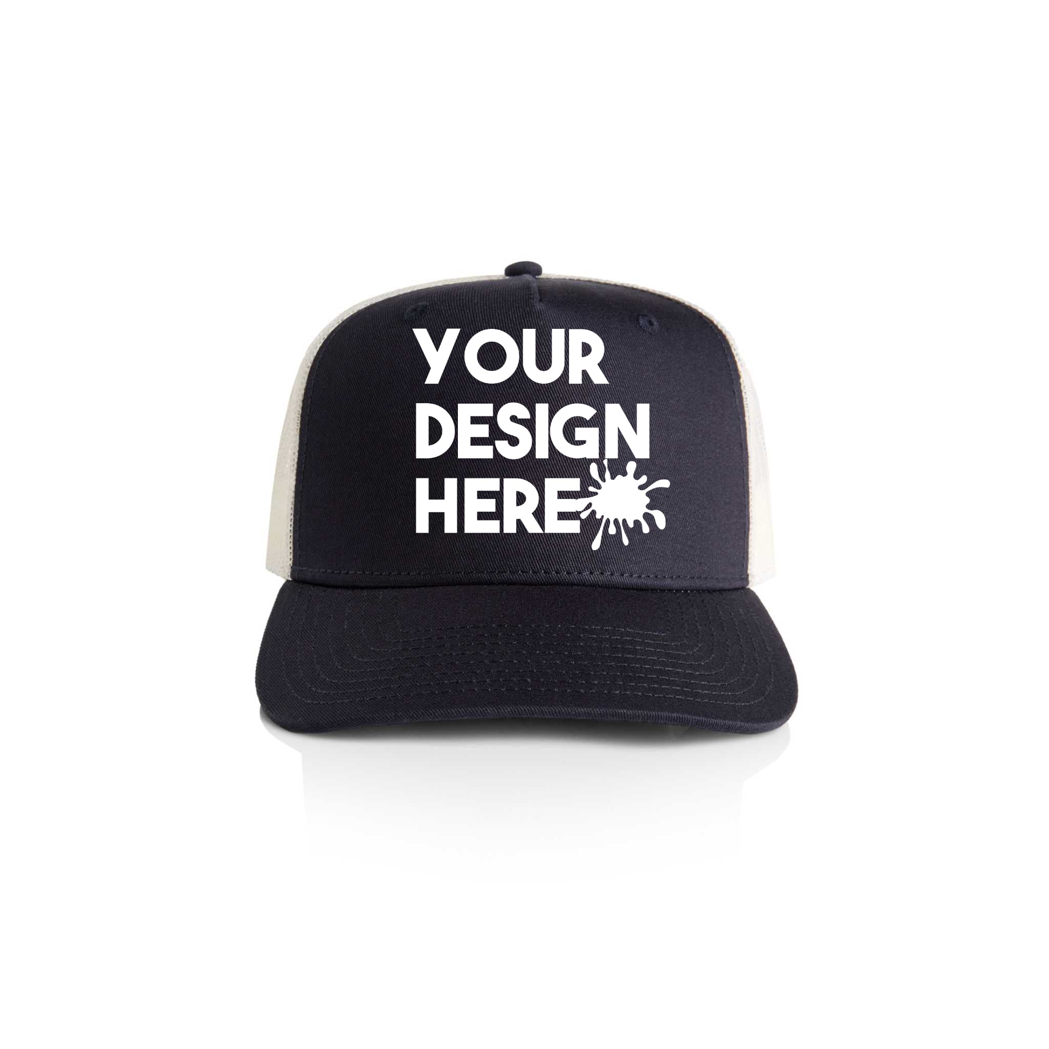 CUSTOM TRUCKER HATS (TWO TONE)