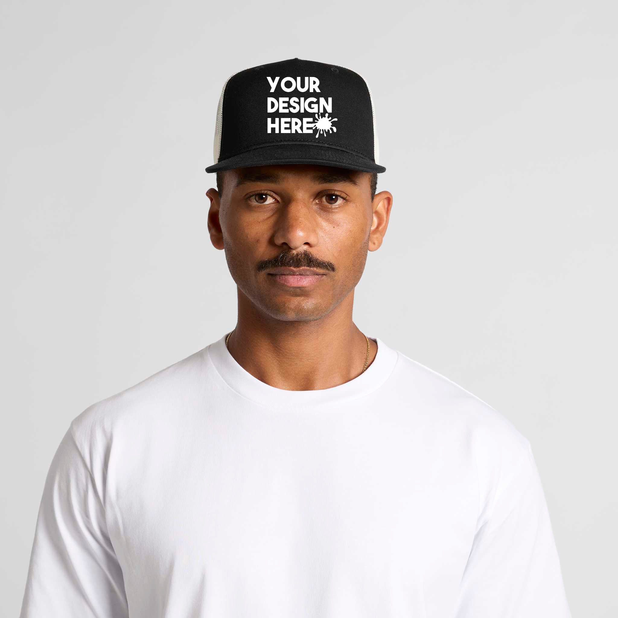 CUSTOM TRUCKER HATS (TWO TONE)