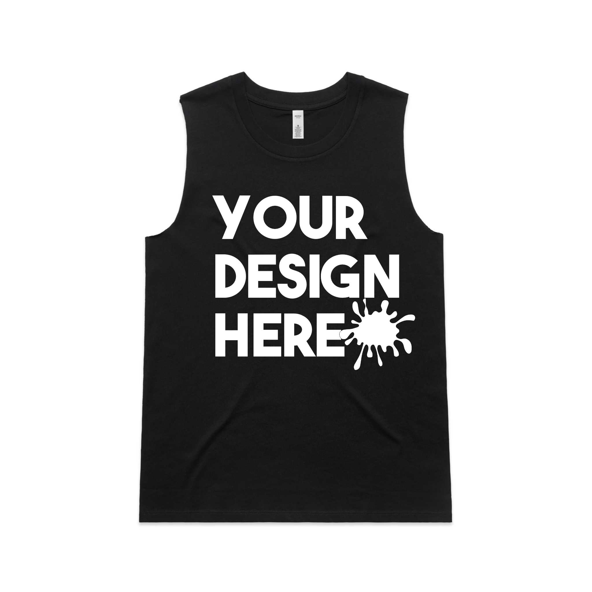 WOMENS MUSCLE CUSTOM TANK TOP