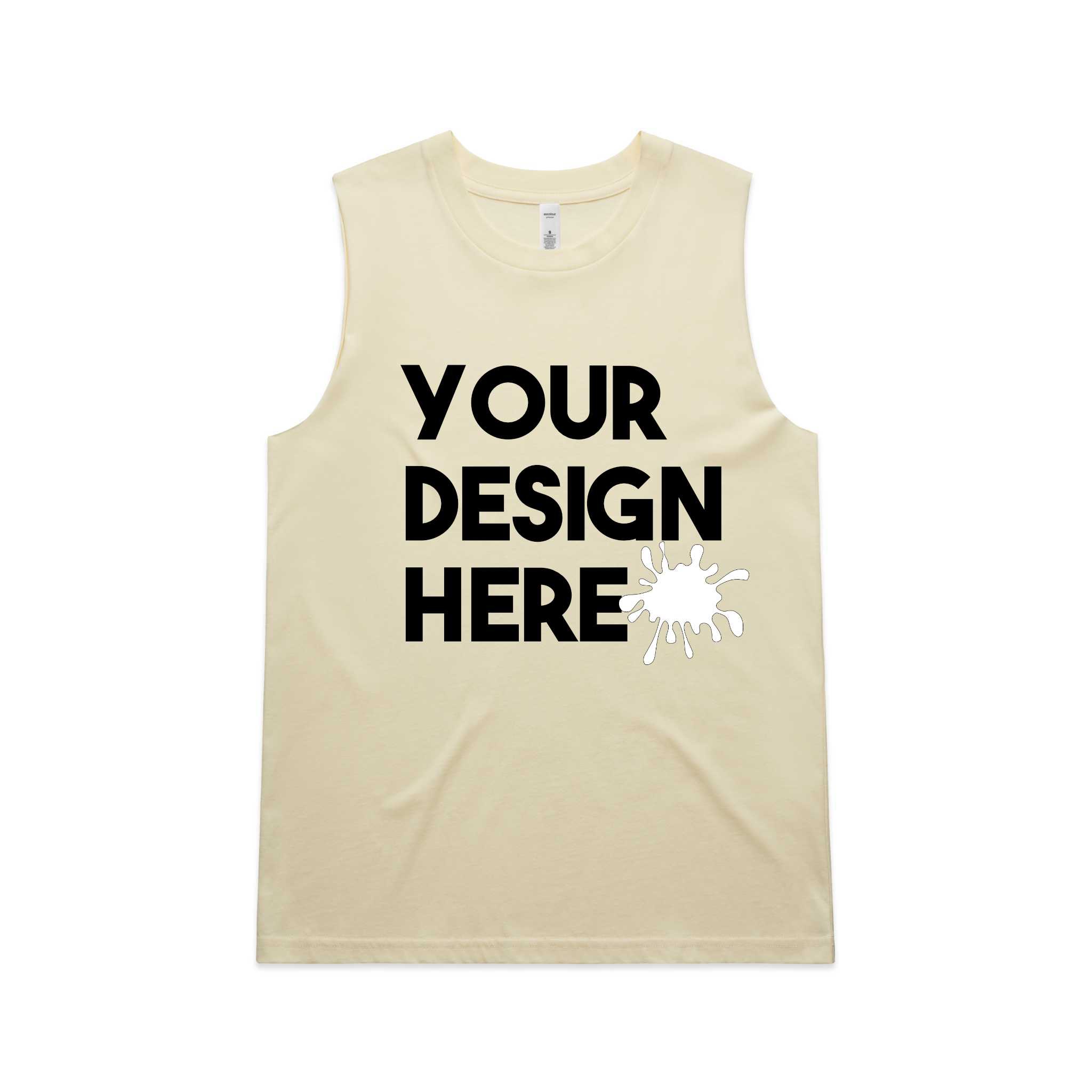 WOMENS MUSCLE CUSTOM TANK TOP