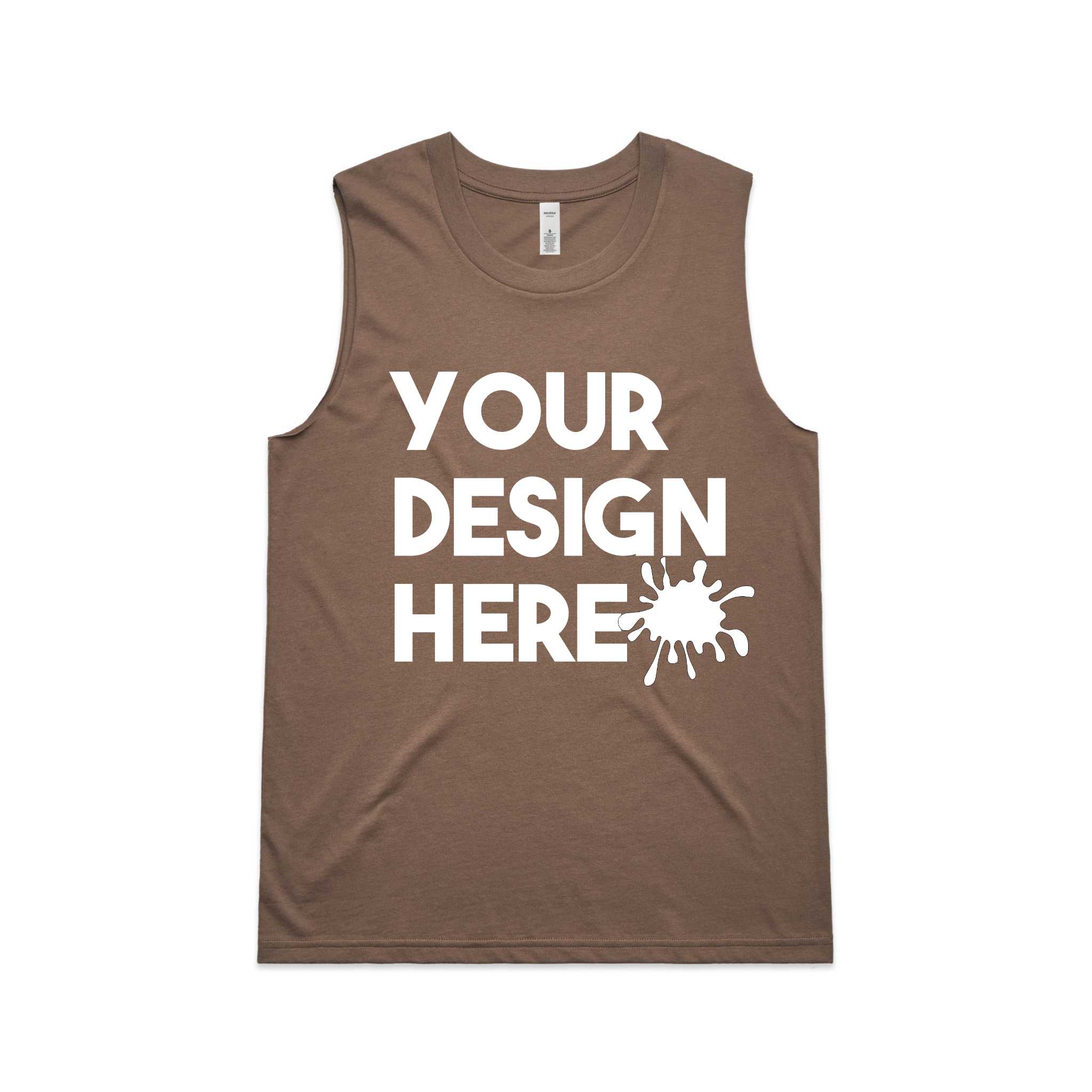 WOMENS MUSCLE CUSTOM TANK TOP