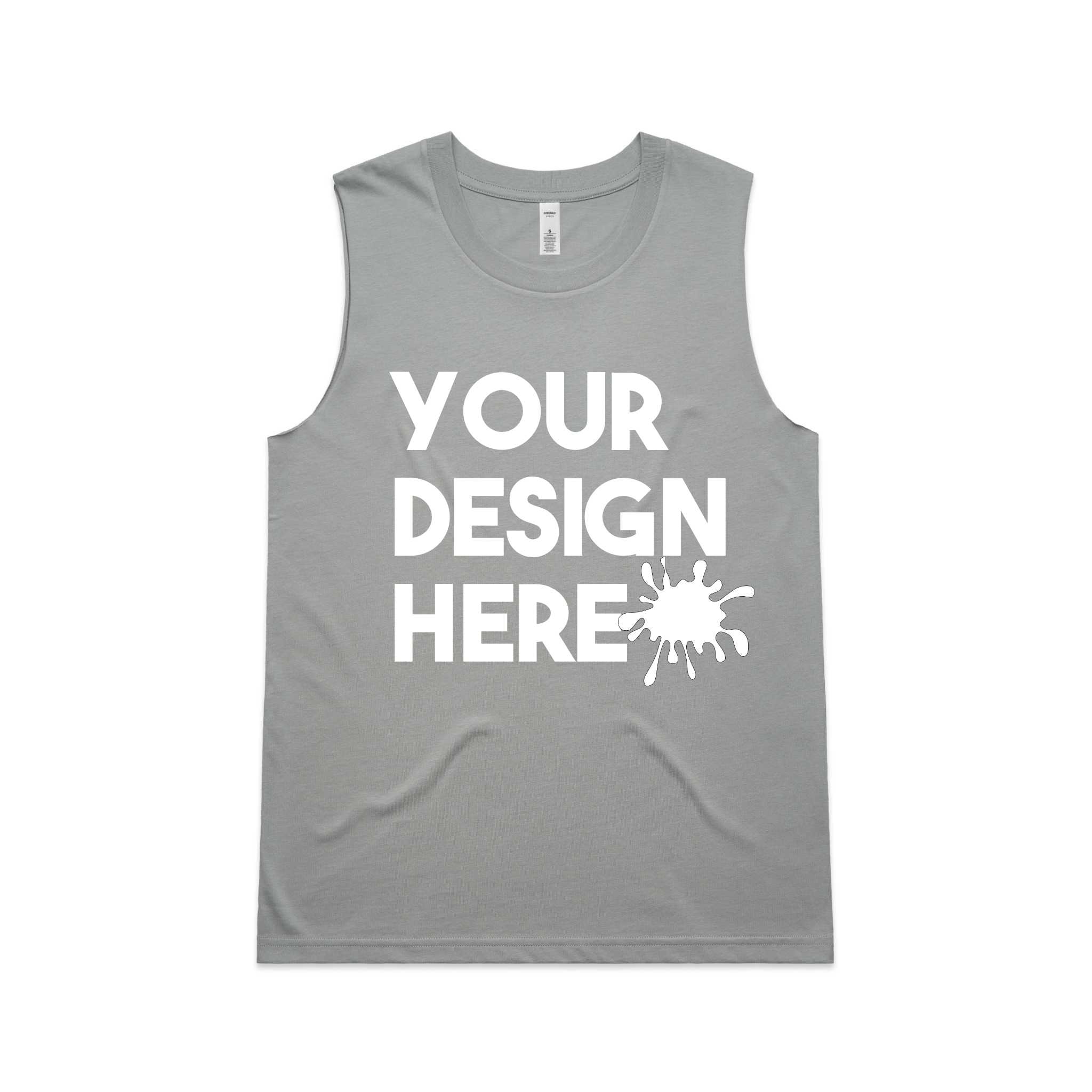 WOMENS MUSCLE CUSTOM TANK TOP