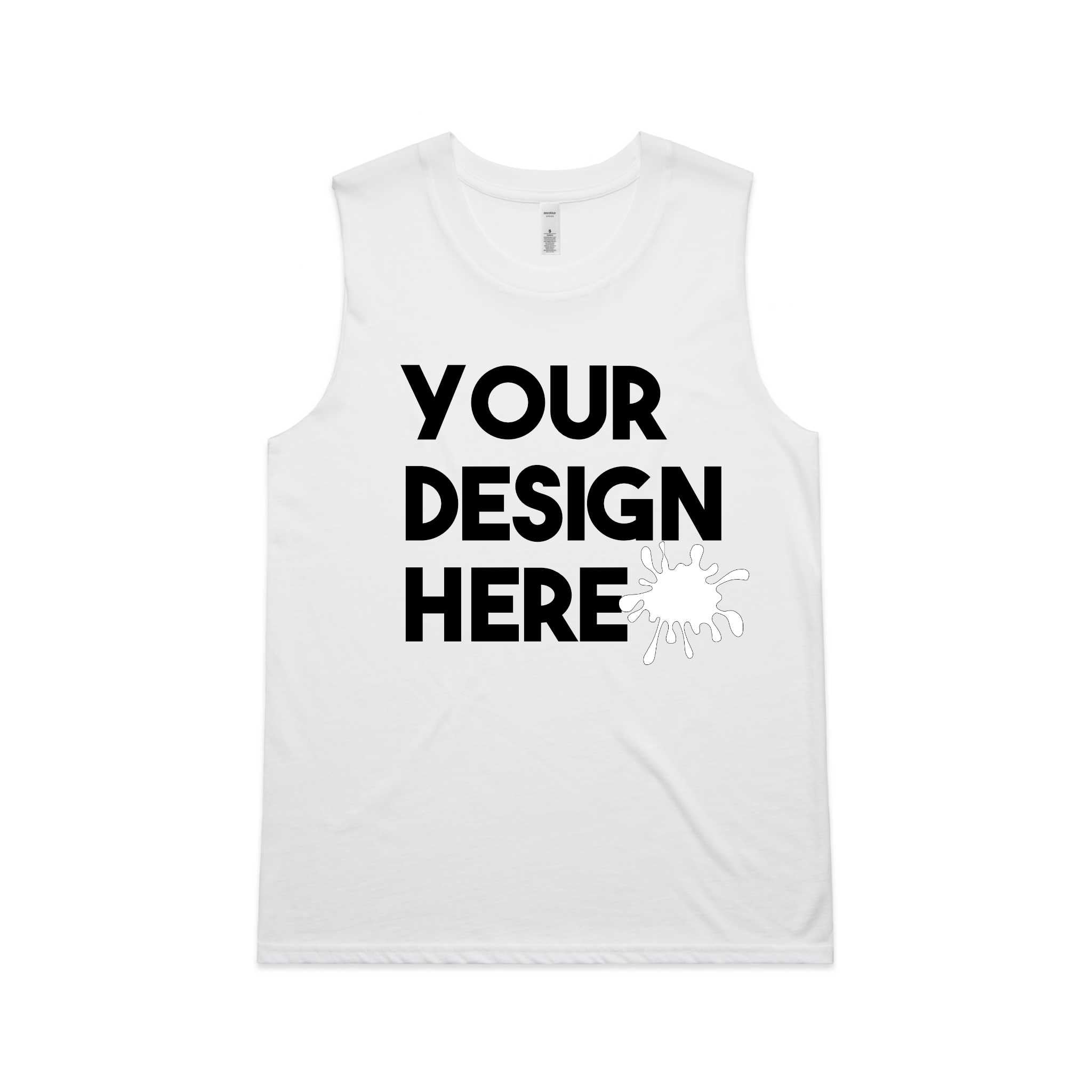 WOMENS MUSCLE CUSTOM TANK TOP