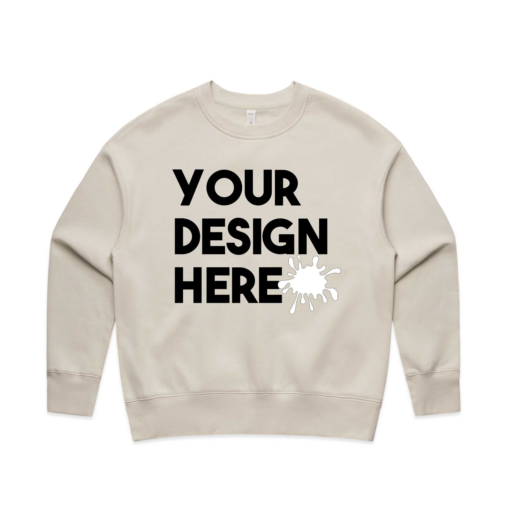 WOMENS CUSTOM SWEATSHIRT (RELAX FIT)