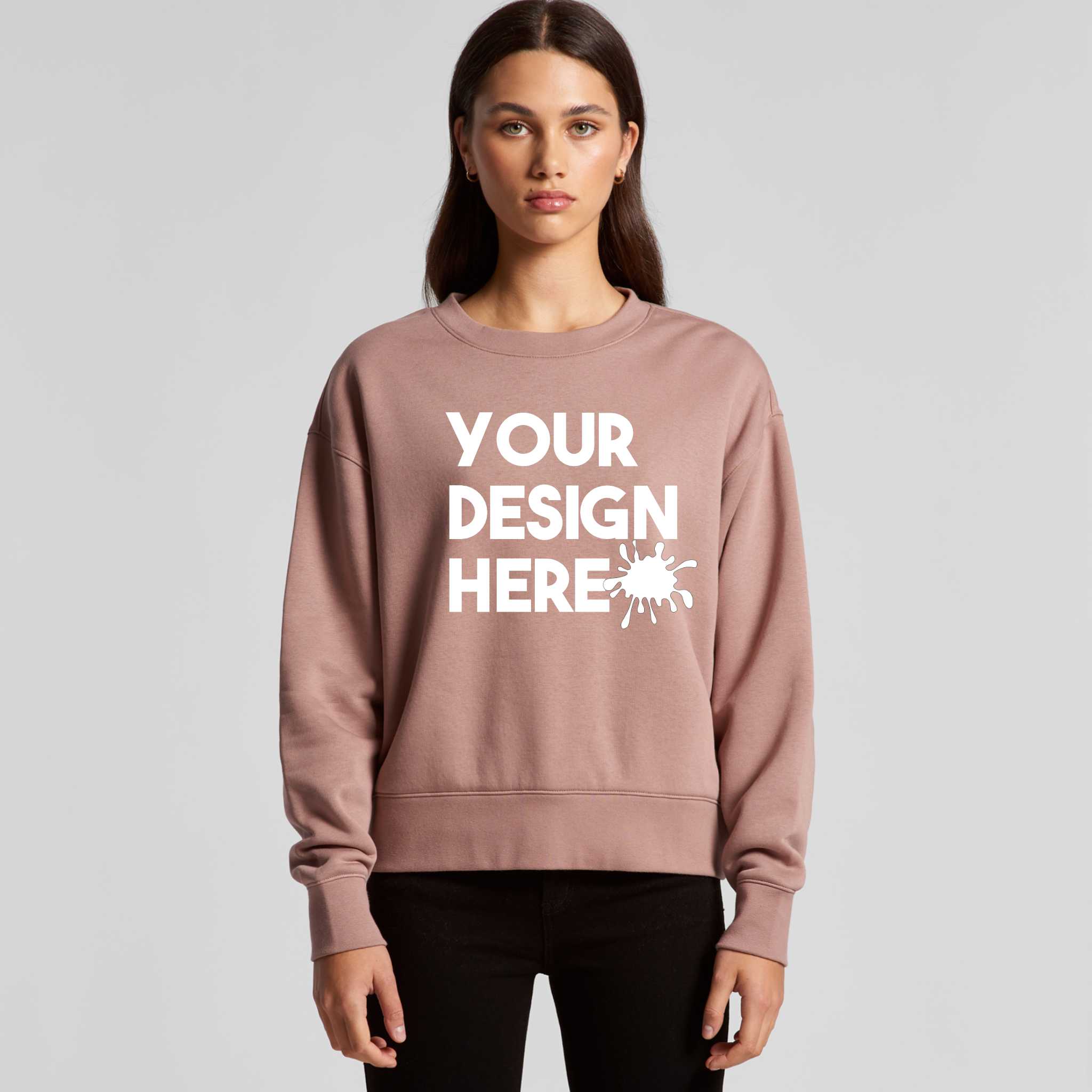 WOMENS CUSTOM SWEATSHIRT (RELAX FIT)