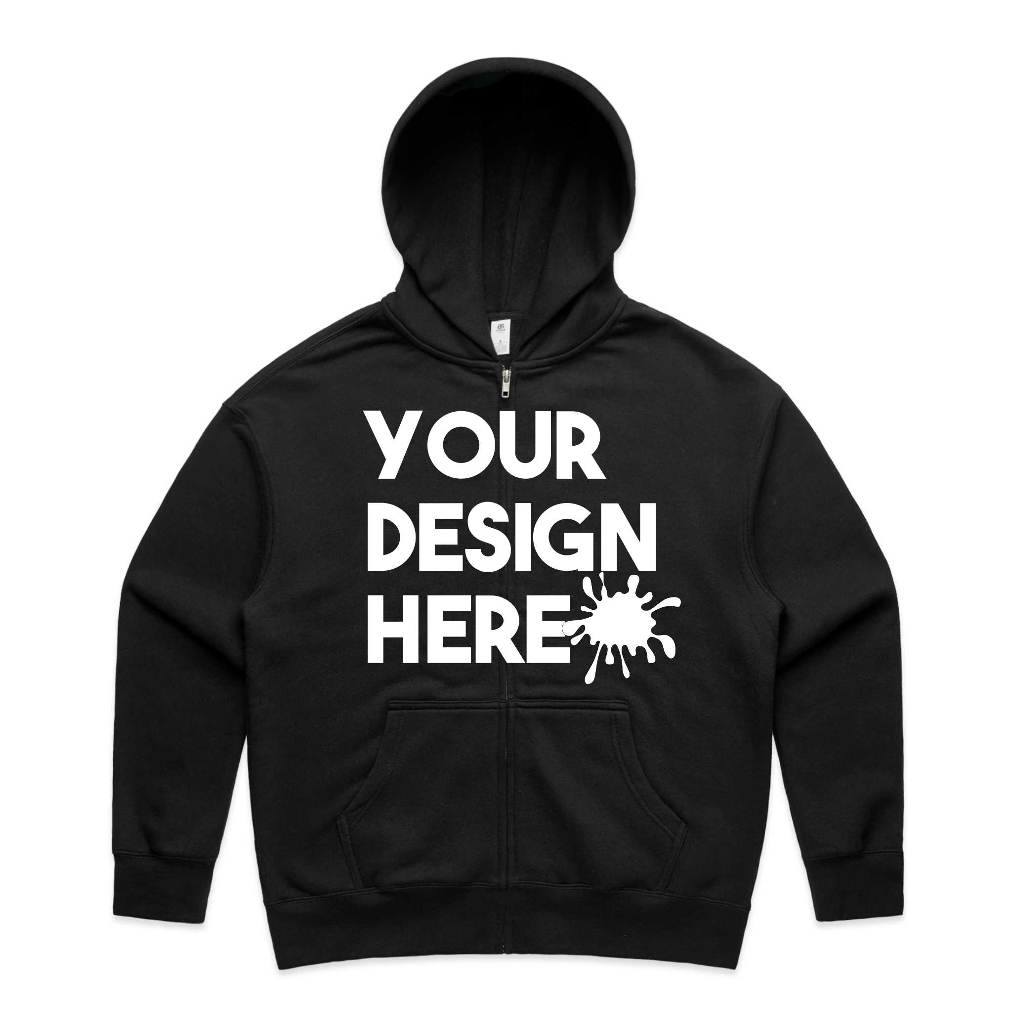 WOMENS ZIP UP CUSTOM HOODIE