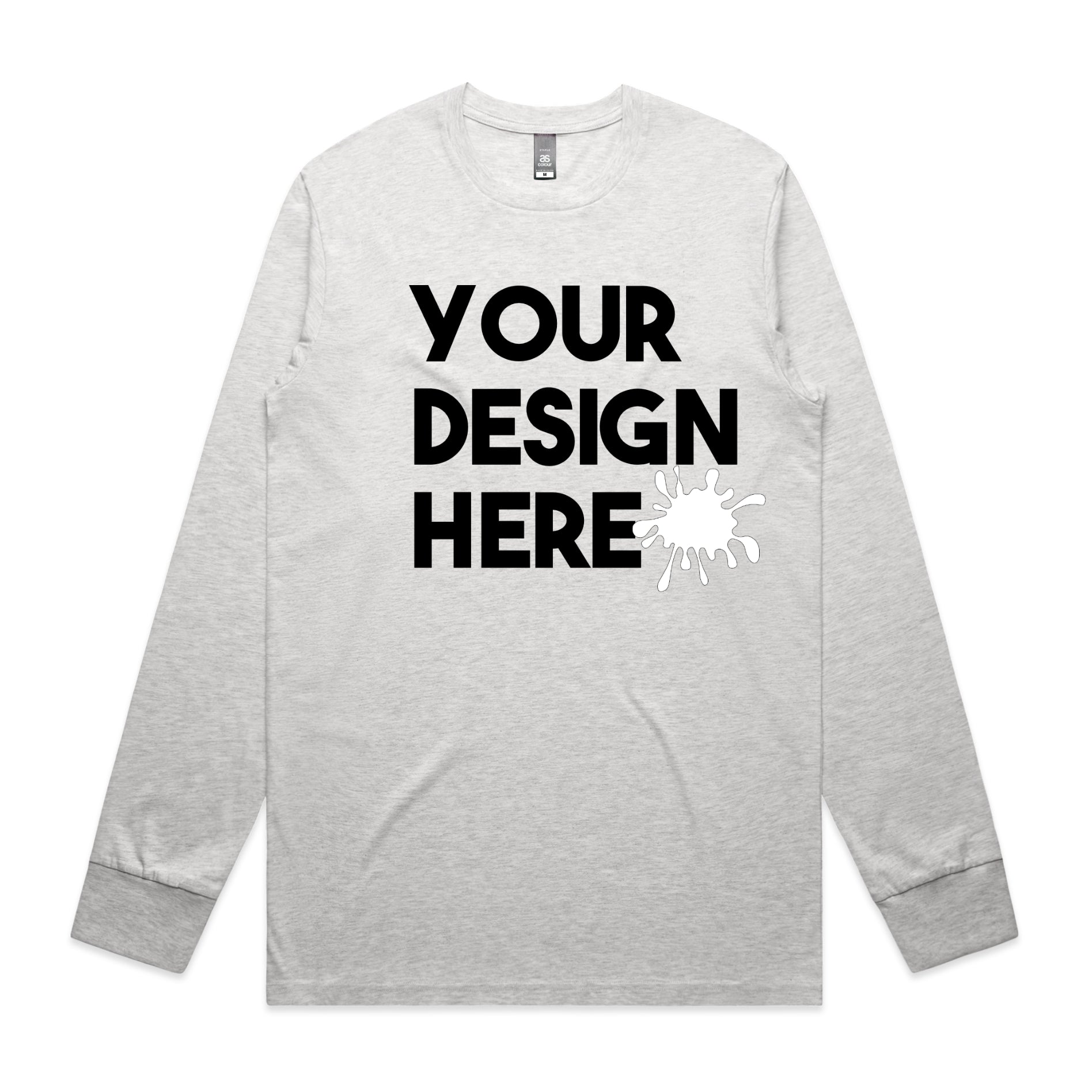 MENS CUSTOM LONG SLEEVE T SHIRT