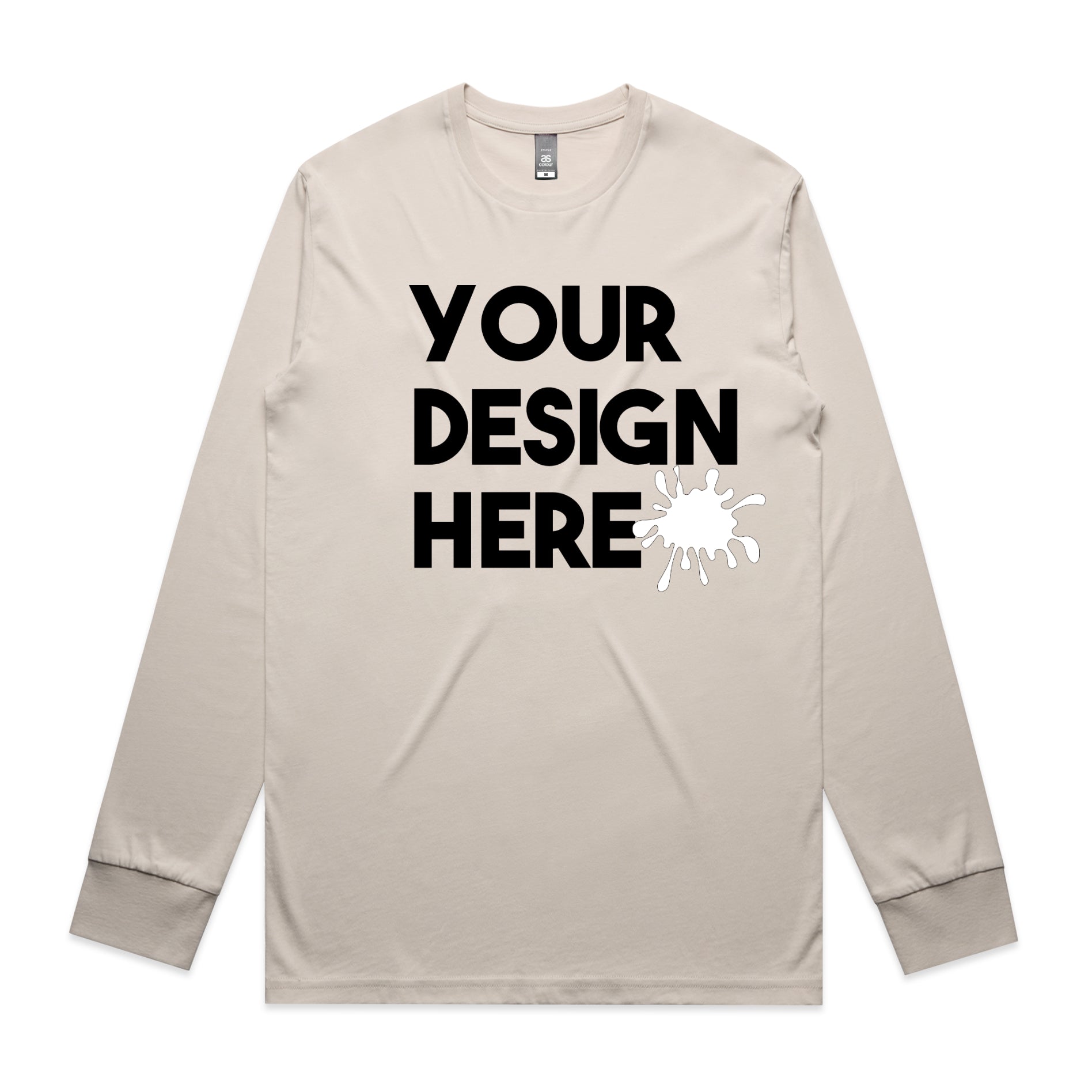 MENS CUSTOM LONG SLEEVE T SHIRT