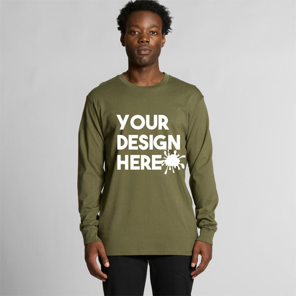 Men's Long Sleeve Custom TShirt | Order Custom T Shirts Online
