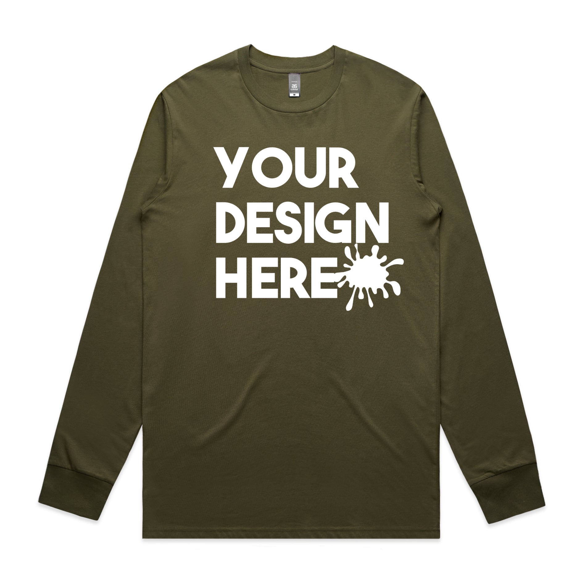 MENS CUSTOM LONG SLEEVE T SHIRT