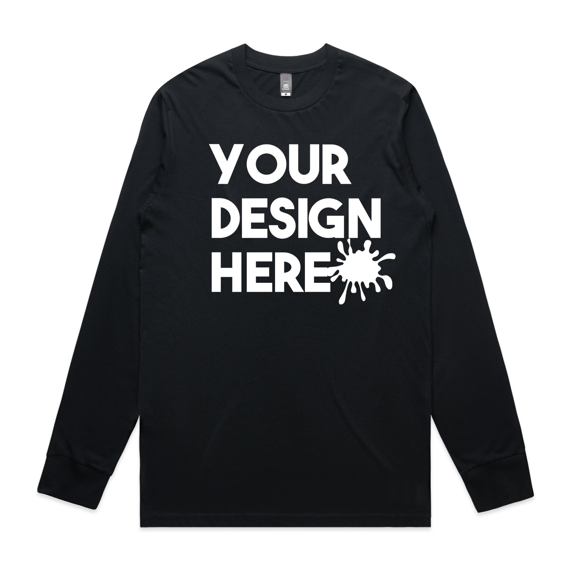 MENS CUSTOM LONG SLEEVE T SHIRT