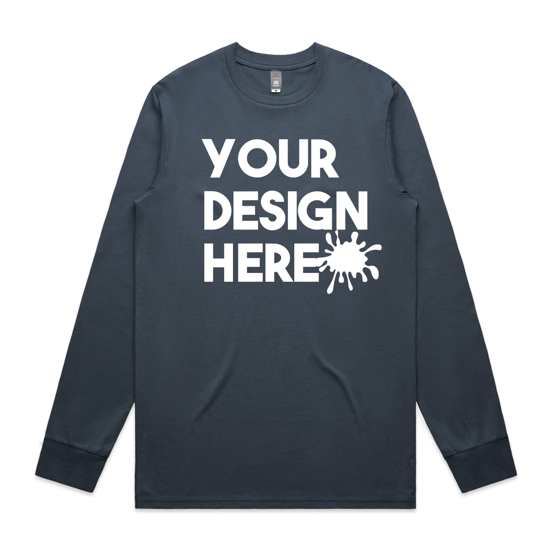 MENS CUSTOM LONG SLEEVE T SHIRT