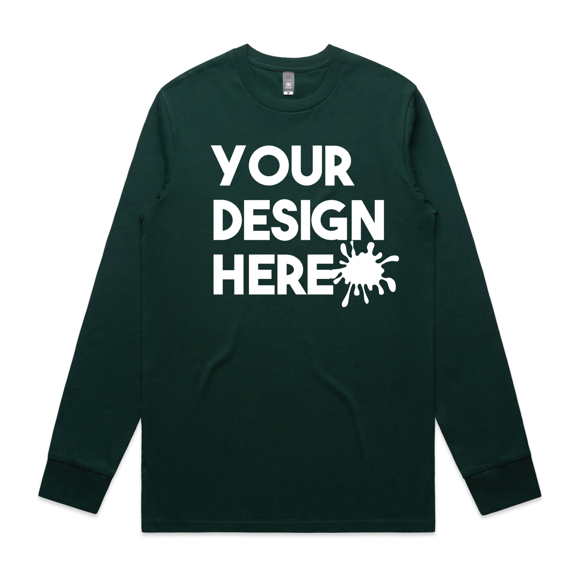 MENS CUSTOM LONG SLEEVE T SHIRT