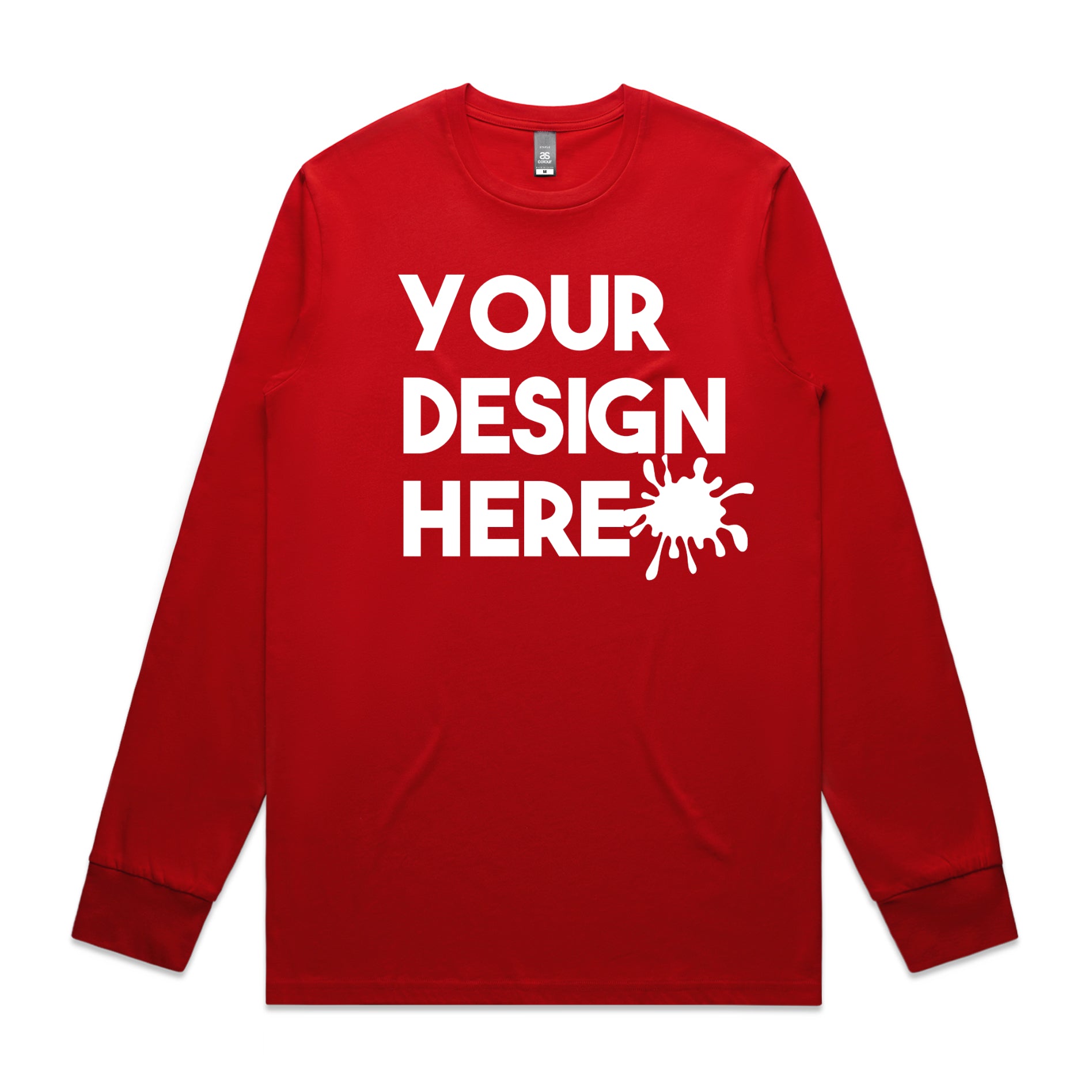 MENS CUSTOM LONG SLEEVE T SHIRT