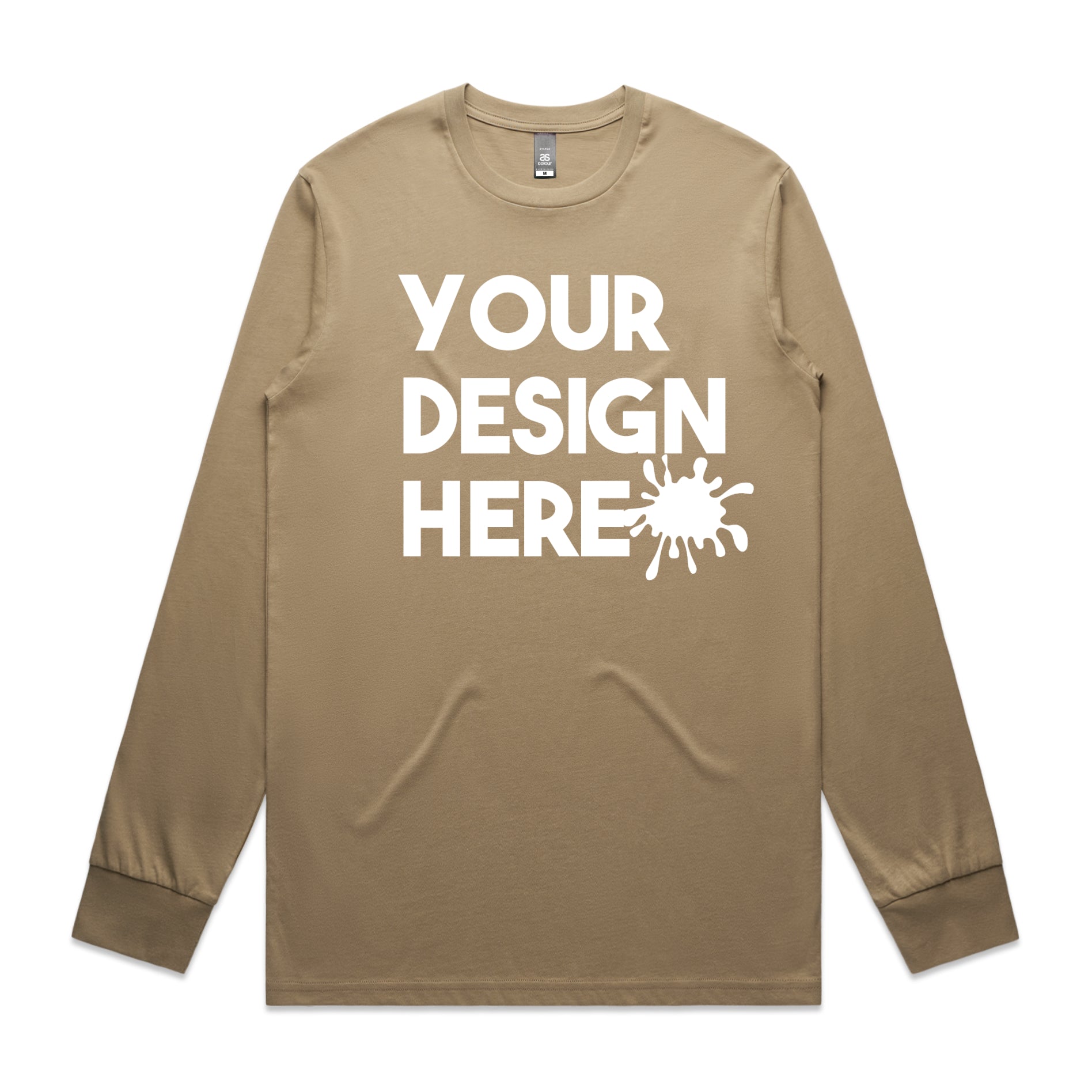 MENS CUSTOM LONG SLEEVE T SHIRT