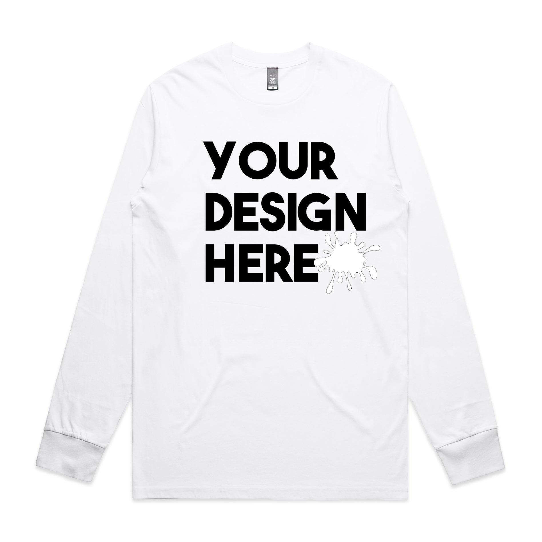 MENS CUSTOM LONG SLEEVE T SHIRT