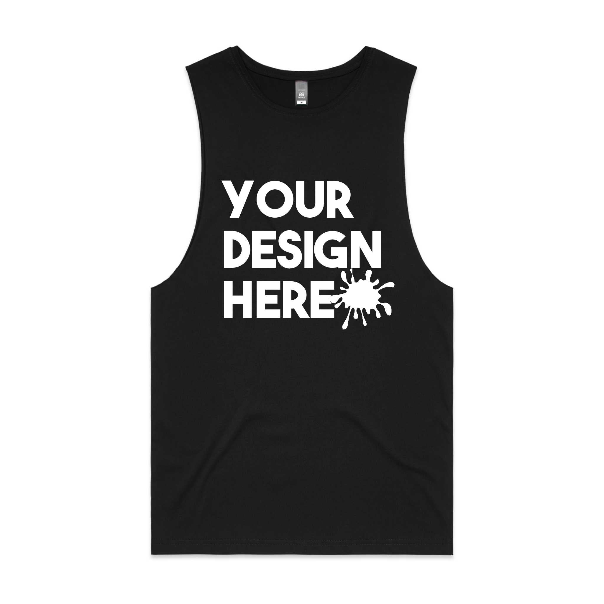 MENS CUSTOM MUSCLE TANK TOP