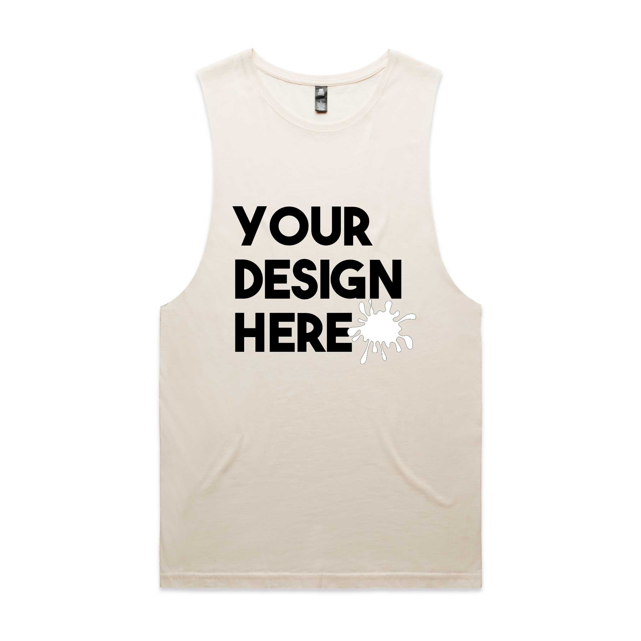 MENS CUSTOM MUSCLE TANK TOP