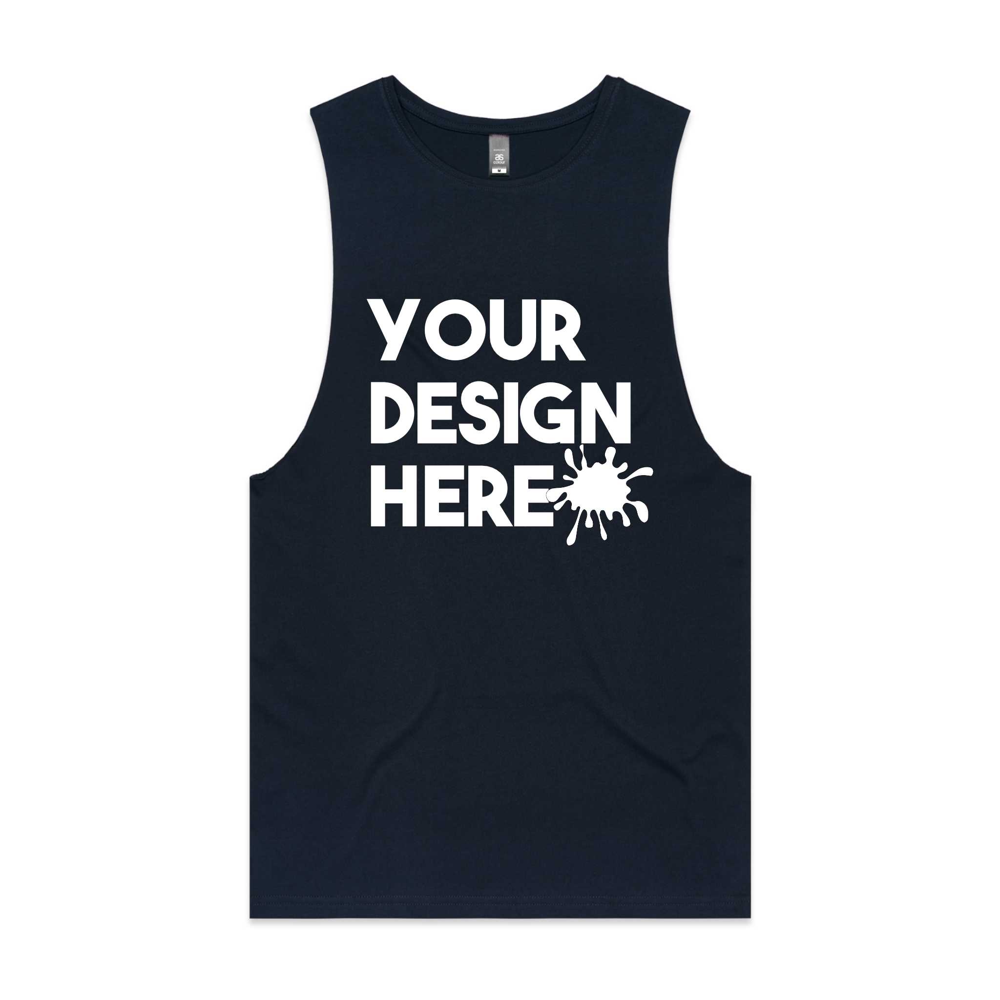 MENS CUSTOM MUSCLE TANK TOP