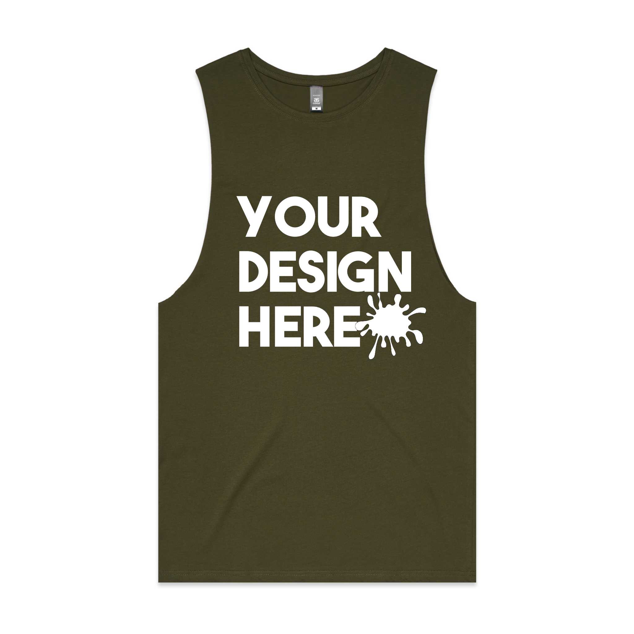 MENS CUSTOM MUSCLE TANK TOP