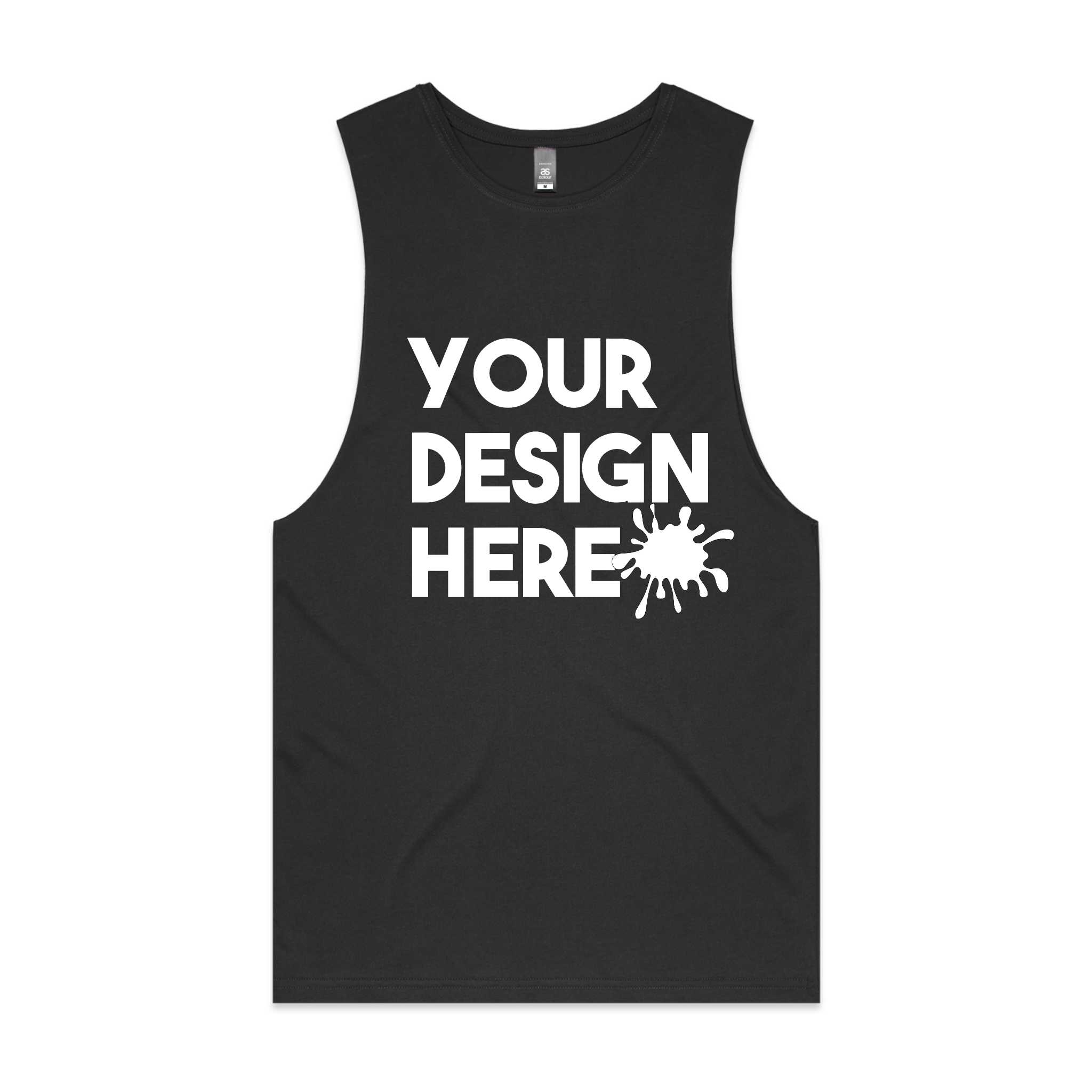 MENS CUSTOM MUSCLE TANK TOP