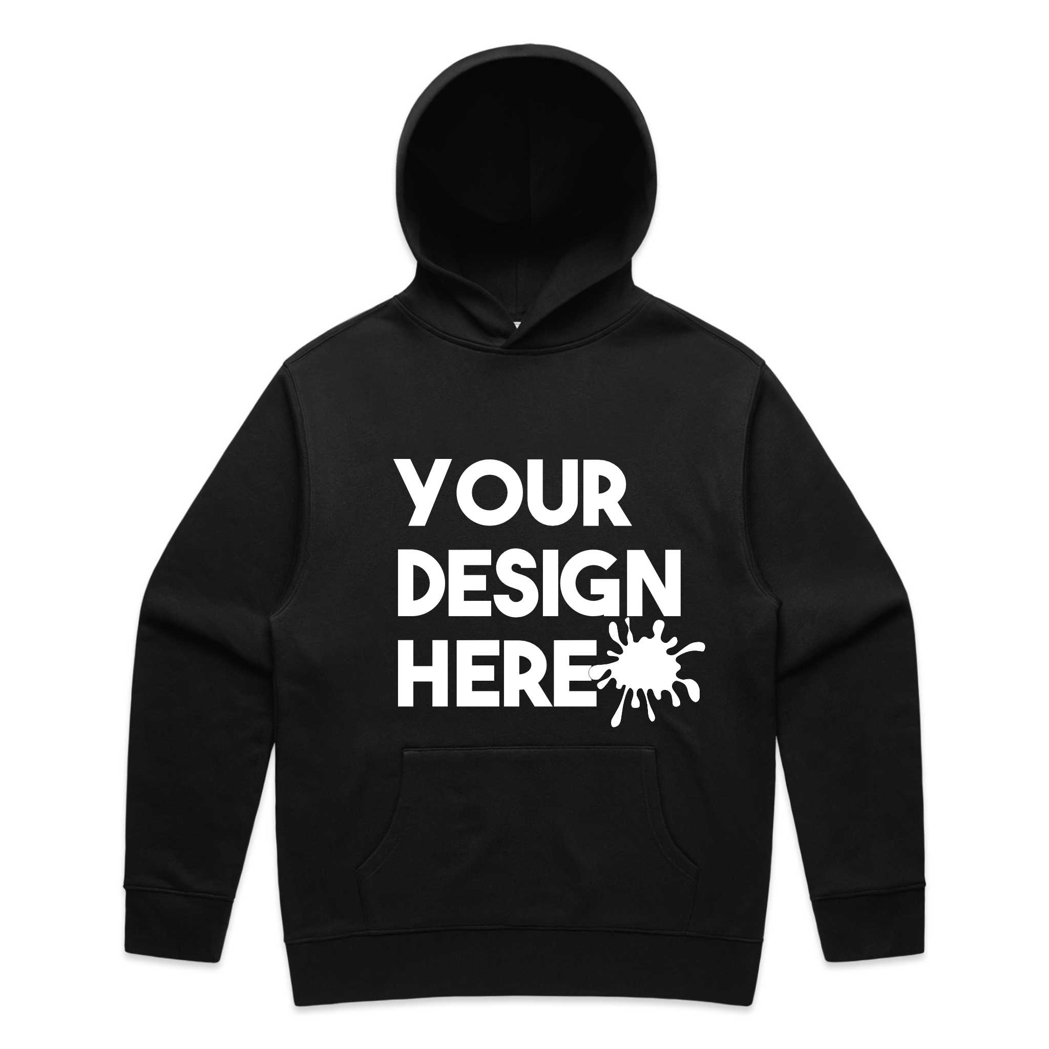 Black Hoodie With Personalised Hoodies For Girls Custom Printed