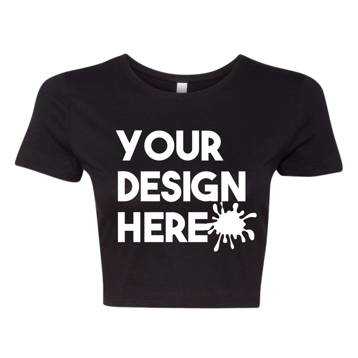 Customisable Tops Women's Custom Crop Top (SALE) | Order Custom Crop Tops Online – Printfits