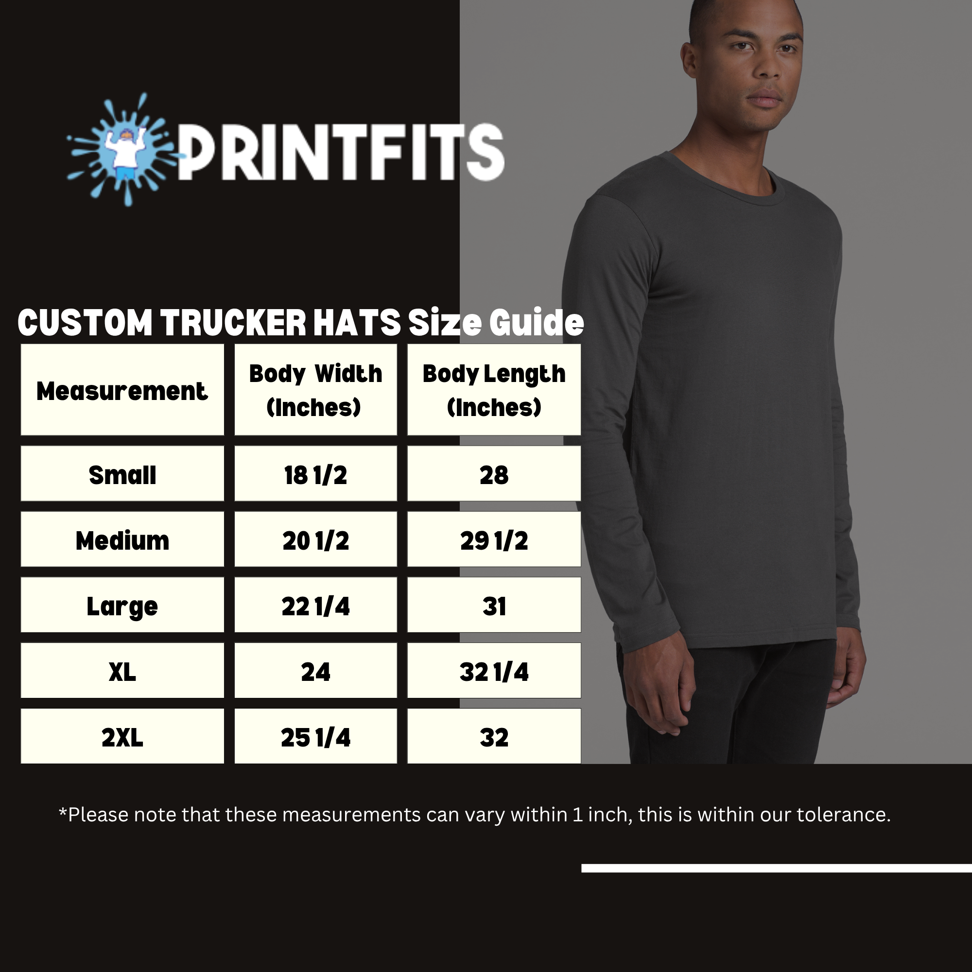 MENS CUSTOM LONG SLEEVE T SHIRT